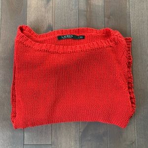 Ralph Lauren Red Sweater